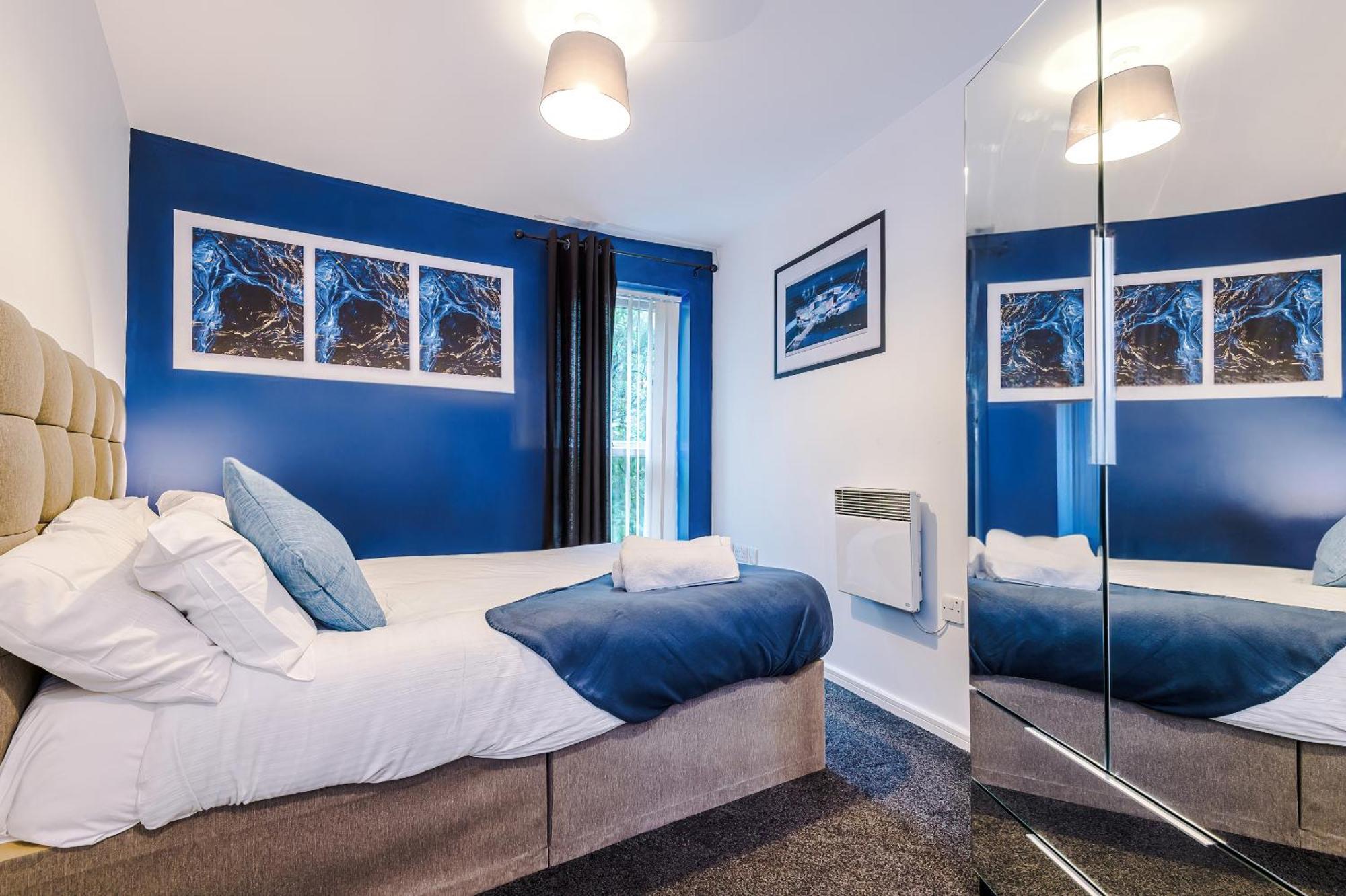 2 Bed Apartment With Balcony Private Parking Near Etihad Stadium, Coop Live Manchester Luaran gambar