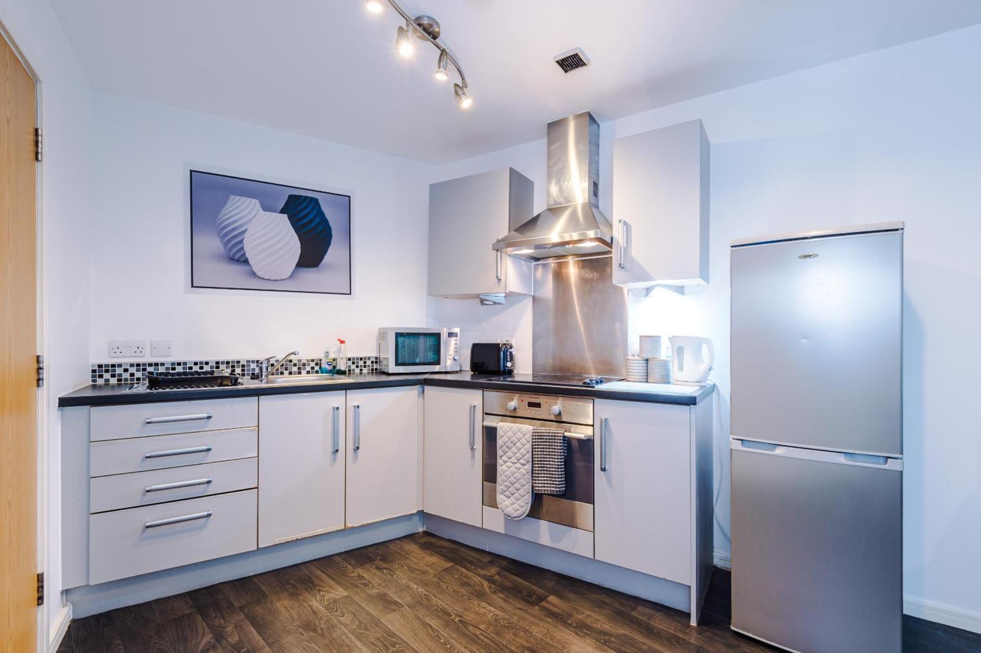 2 Bed Apartment With Balcony Private Parking Near Etihad Stadium, Coop Live Manchester Luaran gambar